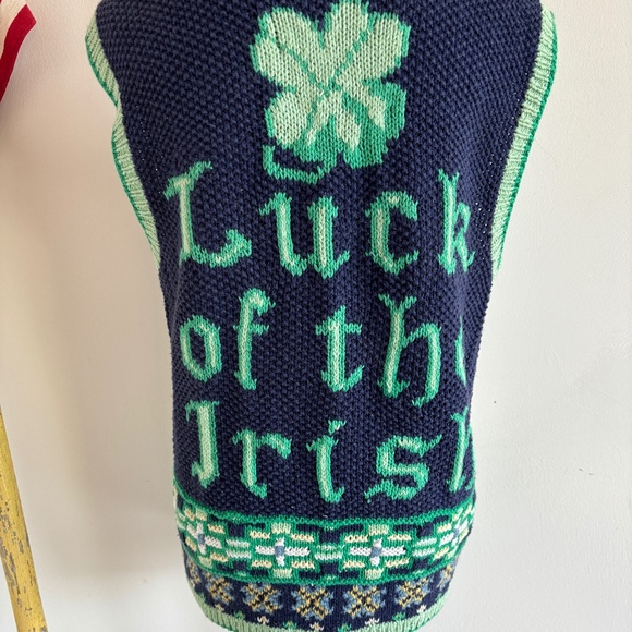 Vintage Luck of the Irish Sweater vest